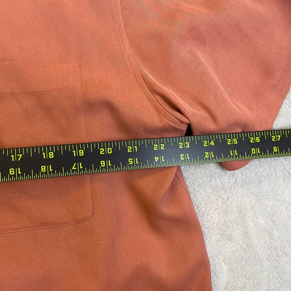 Jos. A. Bank Mens Camp Shirt Large 100% Silk Short Sleeve Button-Up Shirt - Picture 6 of 6